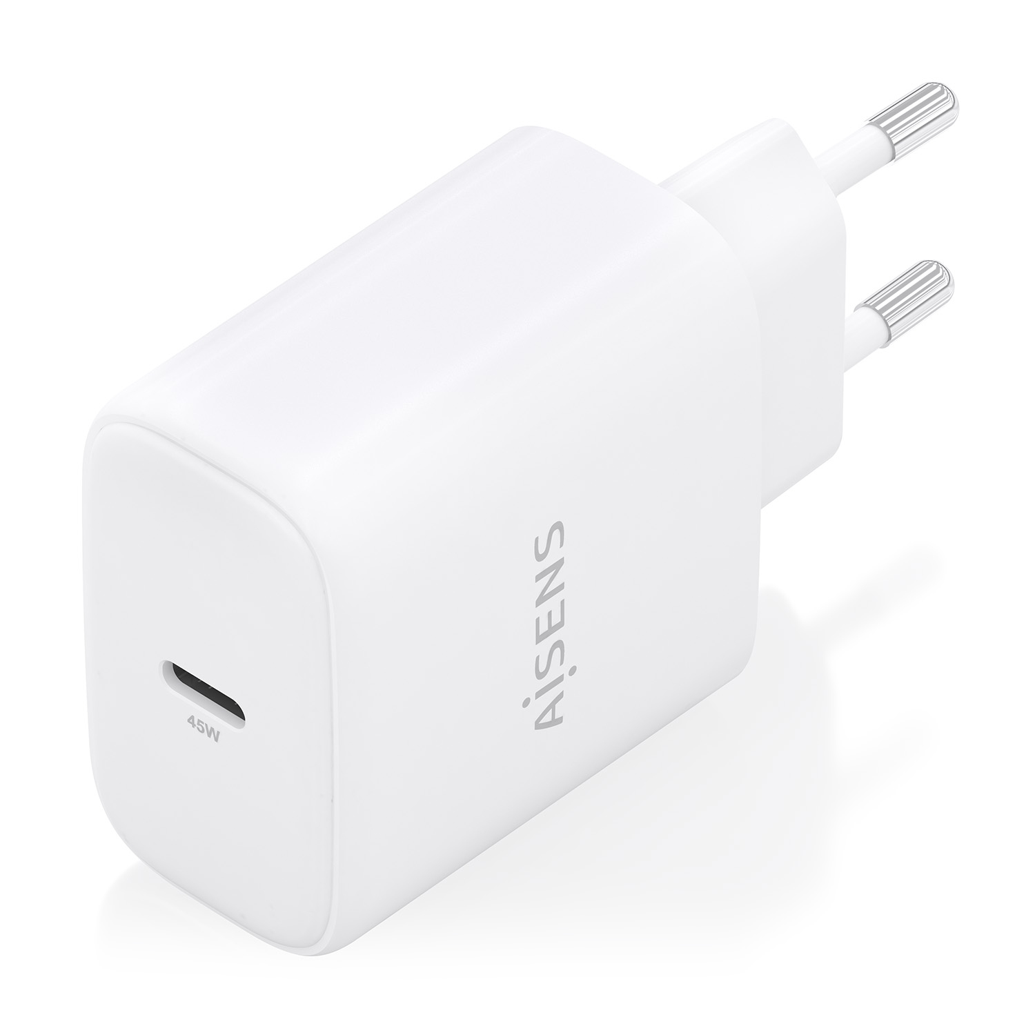AISENS Cargador GaN 45W, 1xUSB-C PD3.0, Blanco - Imagen 2
