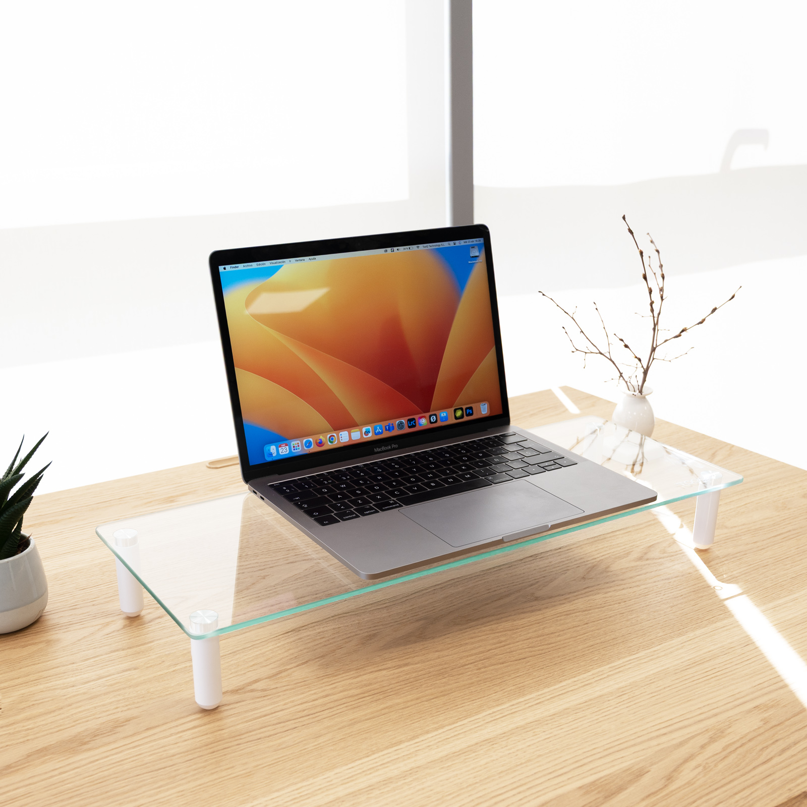 TooQ TQMR061 soporte para ordenador portátil Transparente - Imagen 3