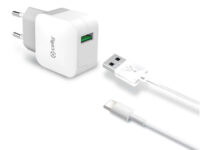 Celly TCUSBTYPEC cargador de dispositivo móvil Universal Blanco USB Interior
