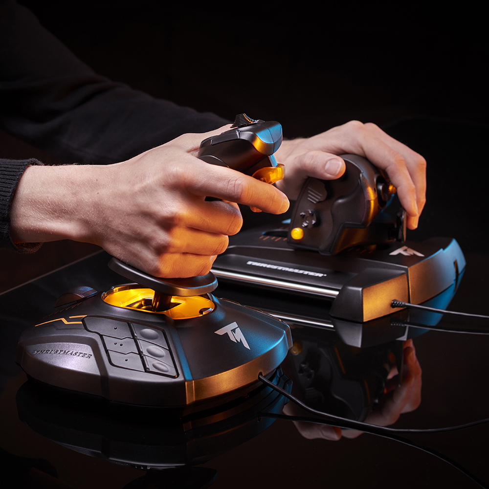 Thrustmaster T.16000M FCS Flight Pack Negro USB Simulador de Vuelo Analógico/Digital PC - Imagen 3