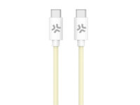 Celly USBCUSBCCOTTYL cable USB 1,5 m USB C 60 W Blanco, Amarillo