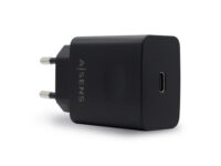 AISENS Cargador USB-C PD 3.0 1 Puerto 1x USB-C 20 W, Negro