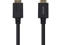 AISENS Cable HDMI V2.1 Ultra Alta Velocidad / HEC 8k@60Hz 48Gbps, A/M-A/M, Negro, 0.5m