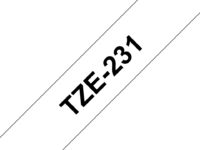 Brother TZE-231 cinta para impresora de etiquetas Negro sobre blanco