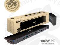 CLUB3D CSV-1564W100 base para portátil y replicador de puertos Acoplamiento USB 3.2 Gen 1 (3.1 Gen 1) Type-C Negro