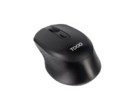 TooQ Ratón inalámbrico, 1600 DPI, 4 Botones, Negro
