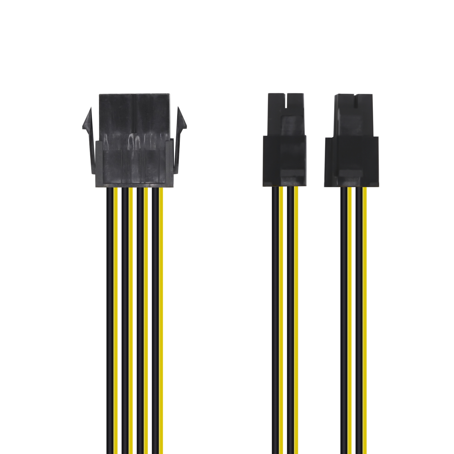 AISENS Cable Alimentación, 8pin/H-4+4pin/M, 30cm - Imagen 2