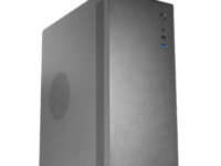 Tacens NOVAX, Caja PC Ultracompacta Micro-ATX, Diseño Totalmente Metálico Ultrarresistente, 1x Ventilador Trasero 80mm, Caja Minitorre con Amplia Capacidad Interna, Negro