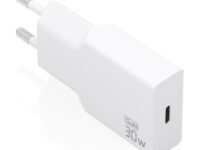 AISENS Cargador Ultra Delgado GaN 30W, 1xUSB-C PD3.0, Blanco
