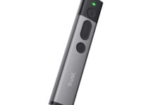 Trust Kazun apuntador inalámbricos RF Aluminio, Negro