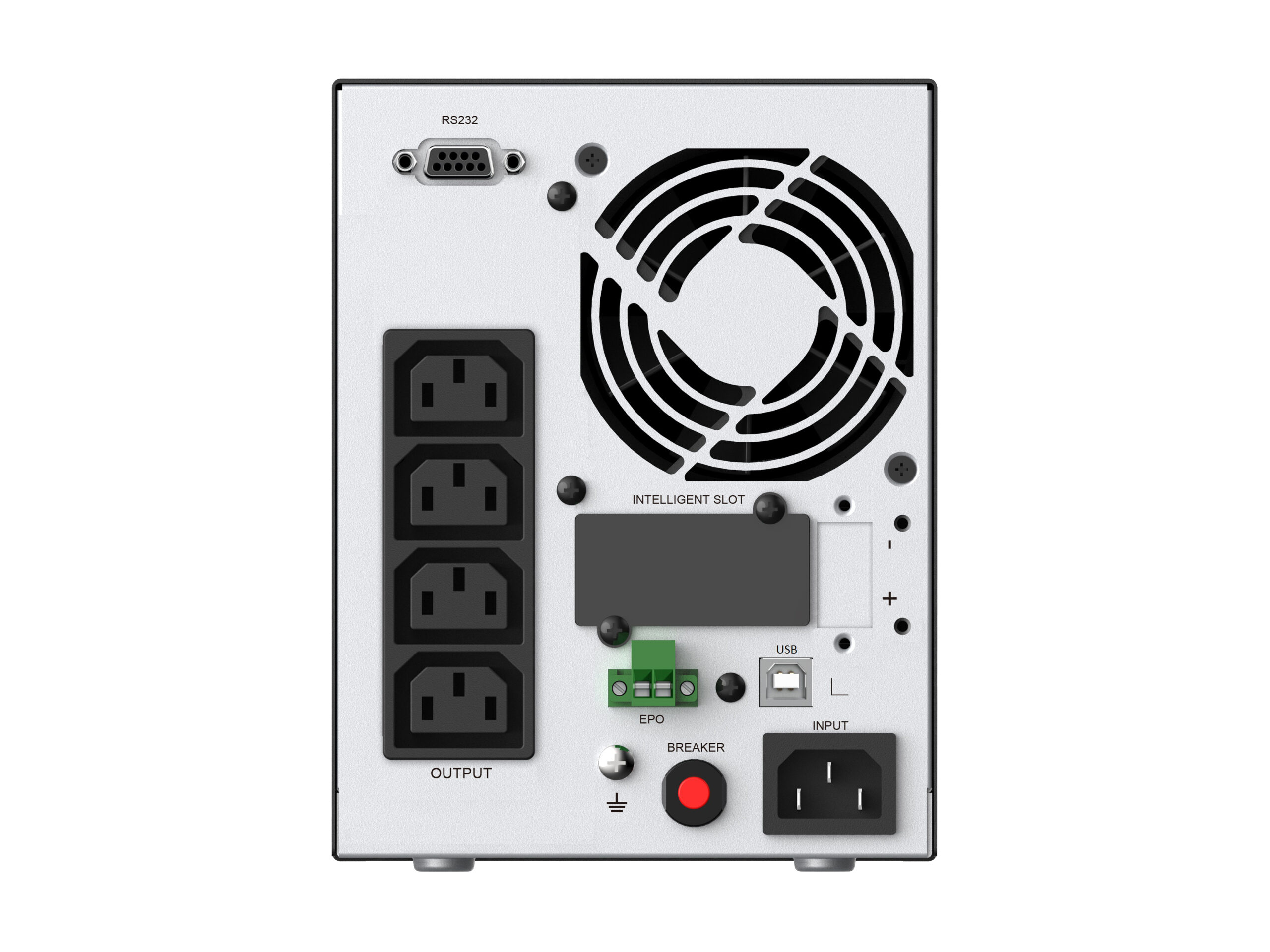Conceptronic ZEUS52E1K sistema de alimentación ininterrumpida (UPS) Doble conversión (en línea) 1 kVA 900 W 4 salidas AC - Imagen 3