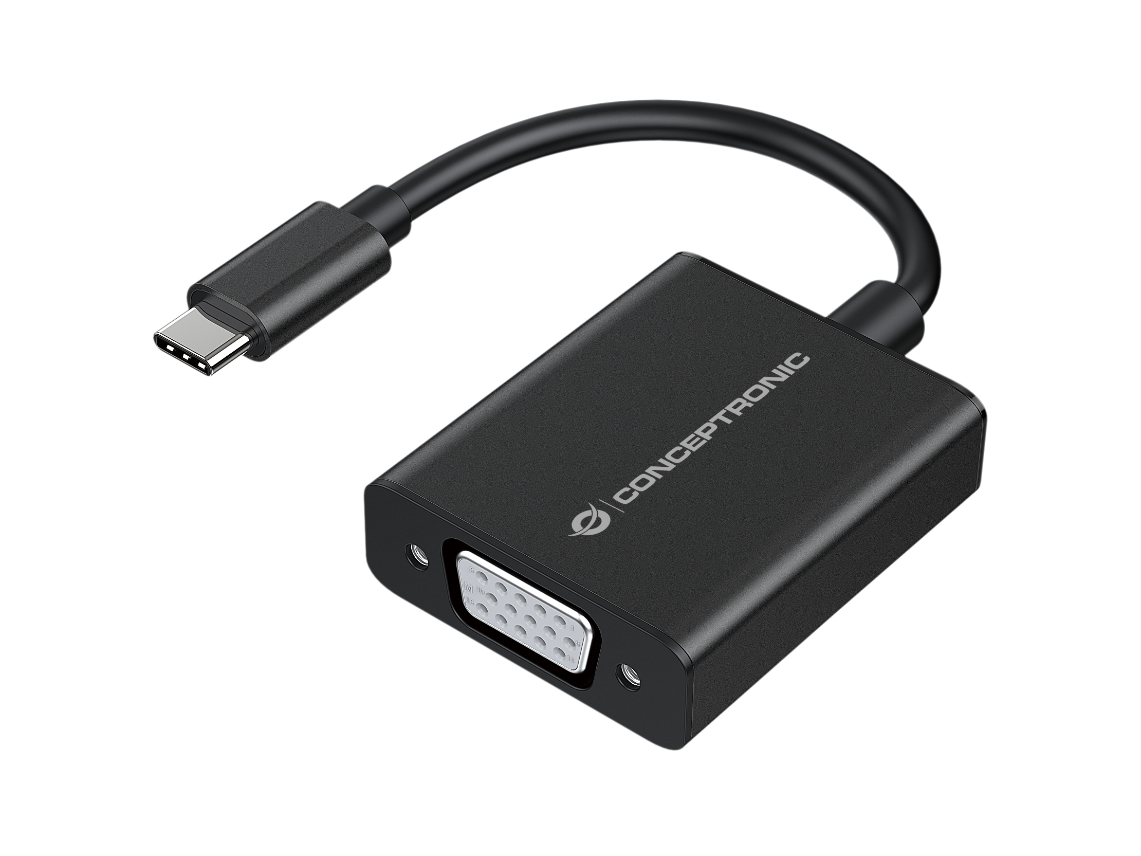 Conceptronic ABBY05B Adaptador gráfico USB 1920 x 1080 Pixeles Negro