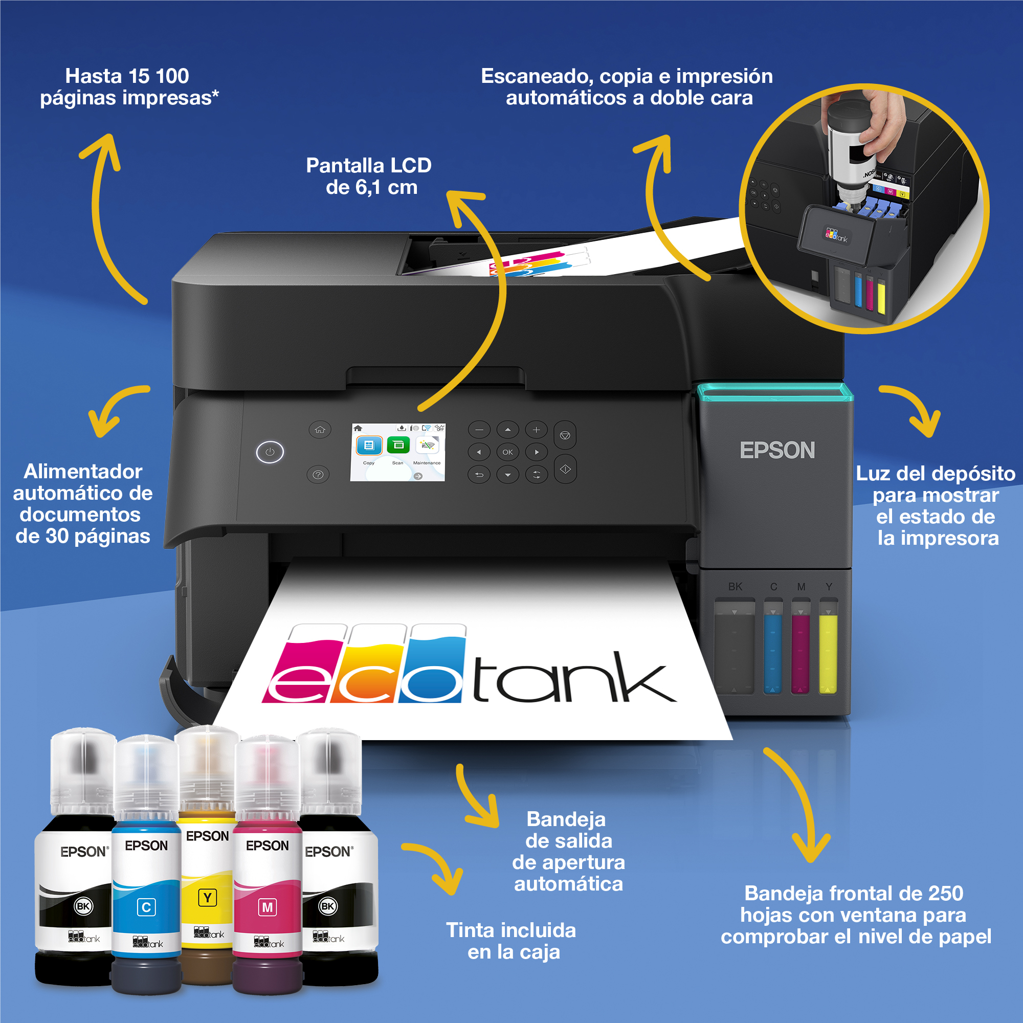 Epson EcoTank ET-3950 - Imagen 2