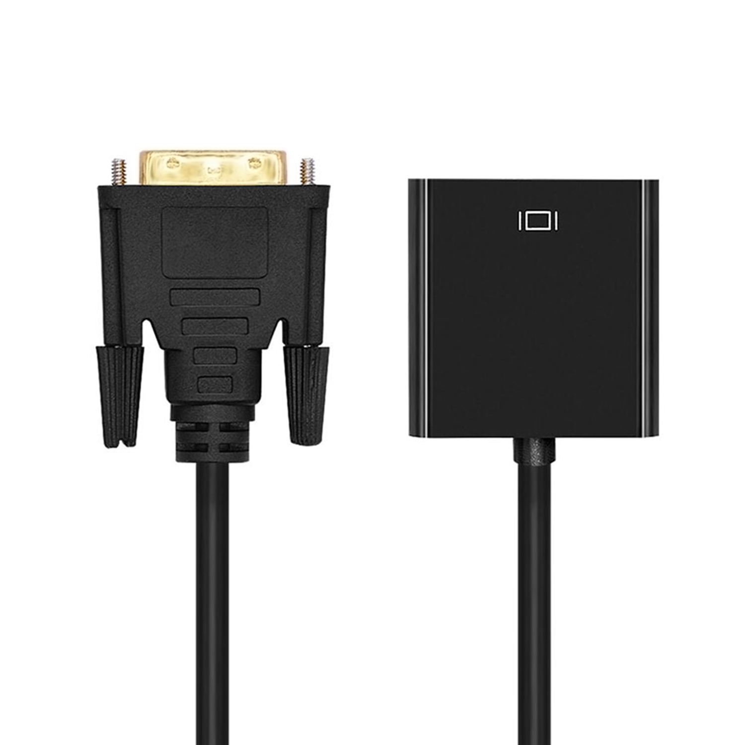 AISENS CONVERSOR DVI-D A VGA, 24+1/M-HDB15/H, NEGRO, 10CM - Imagen 3
