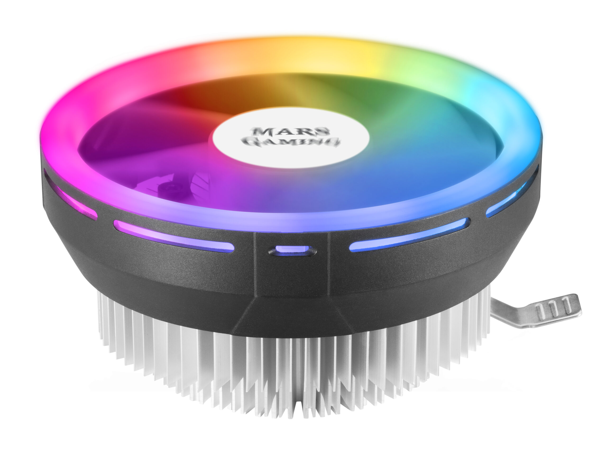 Mars Gaming MCPU120, Disipador CPU RGB TDP 120W, Silencioso PWM 12cm, Perfil Bajo