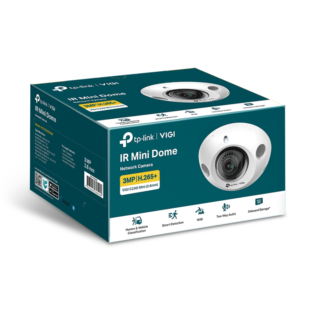 TP-Link VIGI C230I MINI(2.8MM) cámara de vigilancia Almohadilla Cámara de seguridad IP Interior y exterior 2304 x 1296 Pixeles Techo - Imagen 2