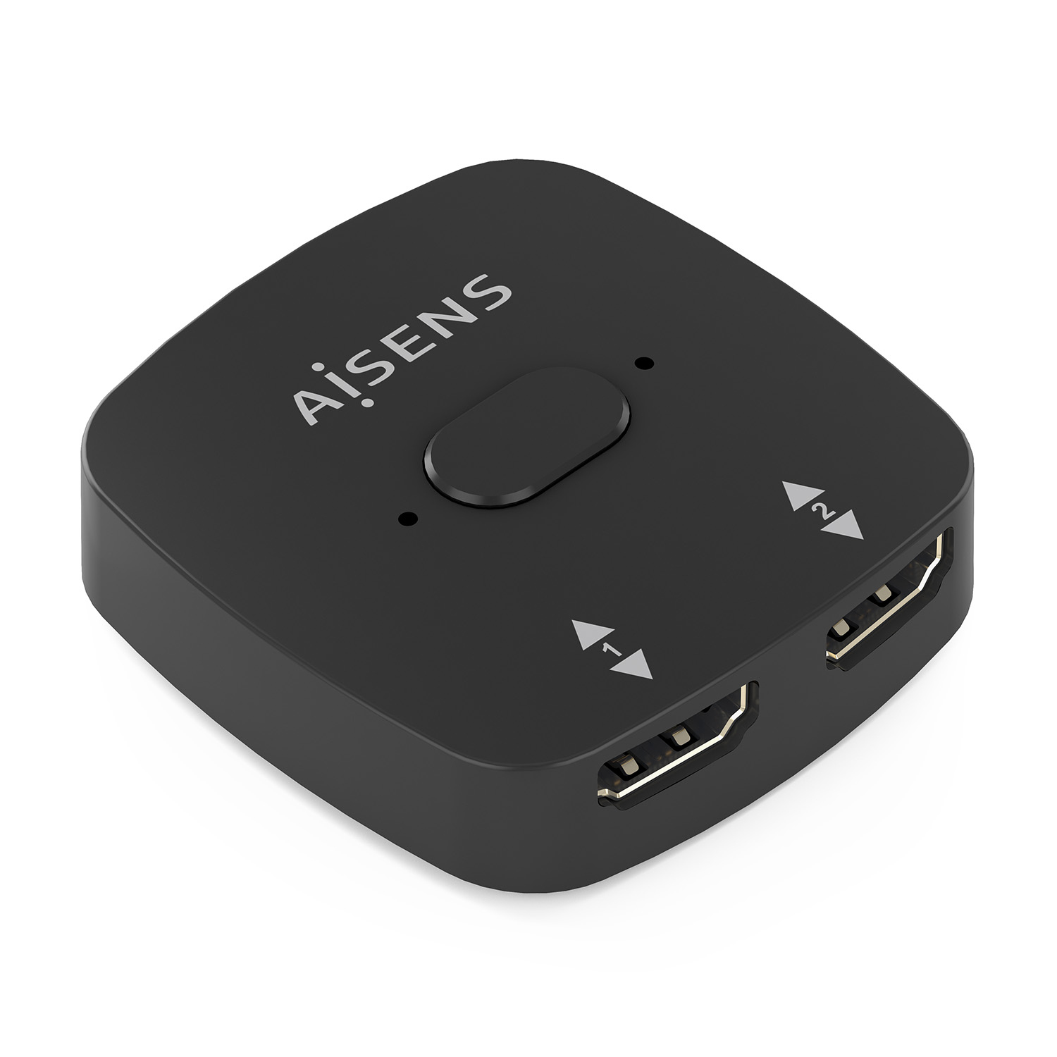 AISENS HDMI Conmutador Switch 4K@60Hz 2x1, Negro