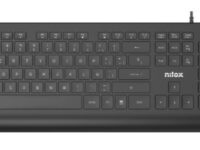 Nilox NXKBE000014 teclado Oficina USB Español Negro