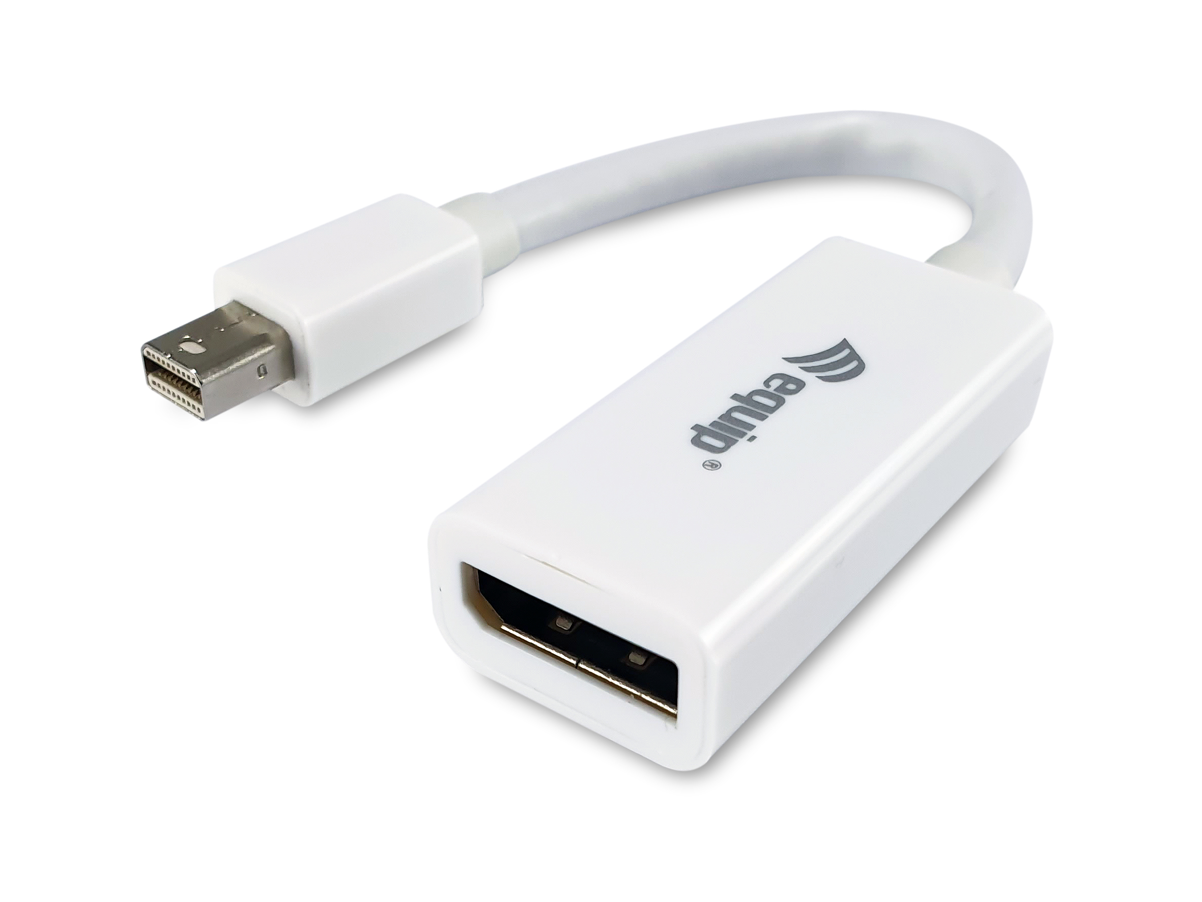 Equip Adaptador de Mini DisplayPort a DisplayPort, color blanco