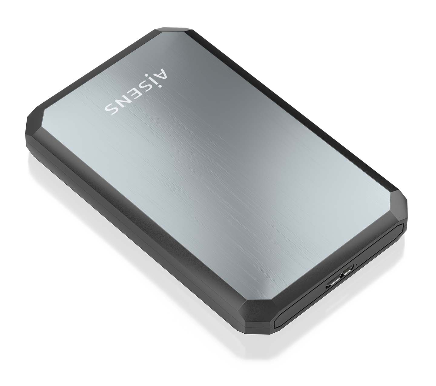 AISENS Caja externa 2.5' ASE-2529B 9.5mm SATA a USB 3.0/USB3.1 Gen1, Negro-Gris