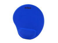 Nilox Alfombrilla ergonómica de color azul de