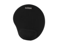 Nilox Alfombrilla ergonómica de color negro de