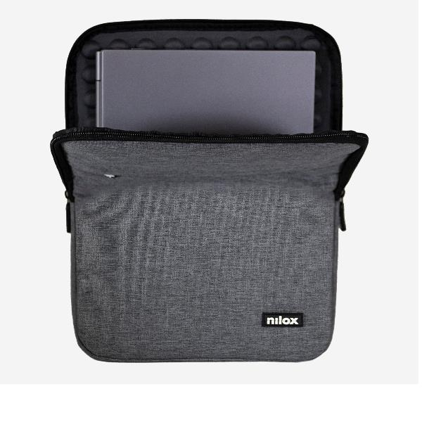 Nilox NXSL13GY maletines para portátil 33,8 cm (13.3') Funda Gris - Imagen 3