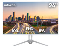 Nilox NXM24FHD100W pantalla para PC 60,5 cm (23.8') 1920 x 1080 Pixeles Full HD LED Blanco