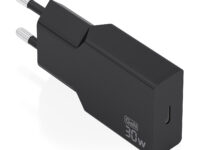 AISENS Cargador Ultra Delgado GaN 30W, 1xUSB-C PD3.0, Negro
