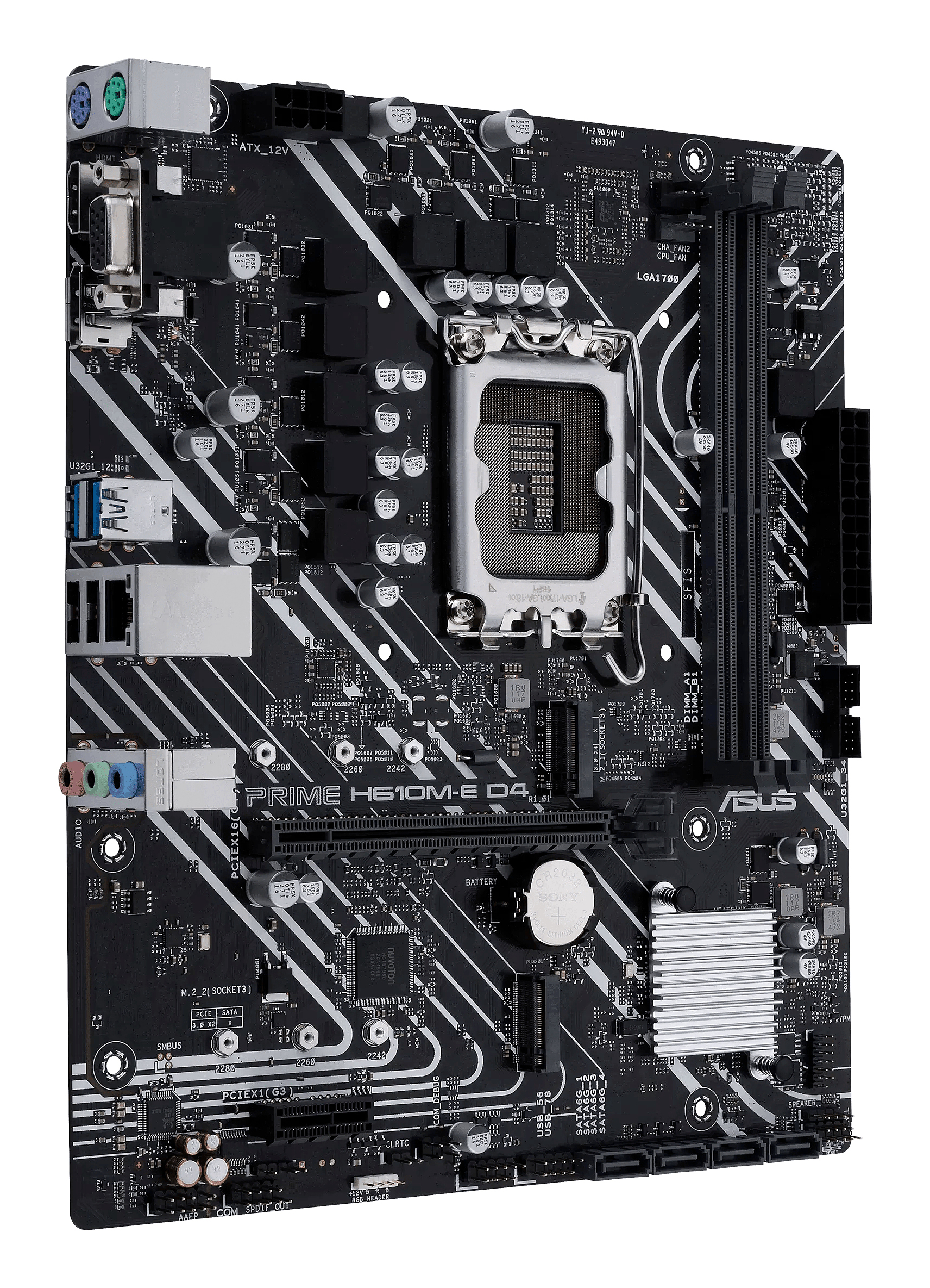 ASUS PRIME H610M-E D4-CSM Intel H610 LGA 1700 micro ATX - Imagen 2