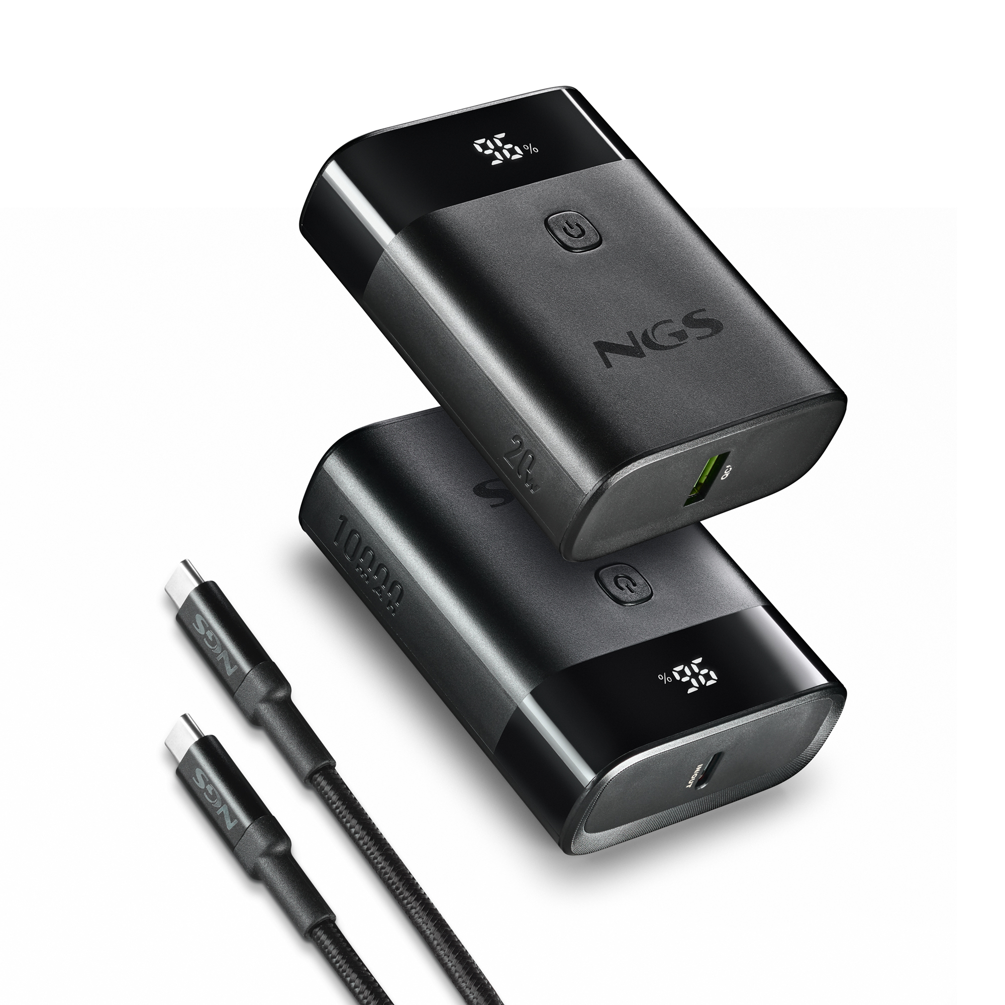 NGS TWIX 10 10000 mAh Negro - Imagen 3