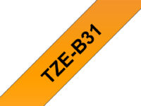Brother TZE-B31 cinta para impresora de etiquetas Negro sobre naranja fluorescente