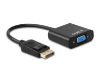 AISENS CONVERSOR DISPLAYPORT A SVGA, DP/M-SVGA/H, NEGRO, 15CM