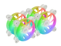 Mars Gaming MF-4A Carcasa del ordenador Ventilador 12 cm Blanco 4 pieza(s)