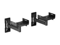 AISENS Soporte Universal De Pared Giratorio E Inclinable Para Altavoces, Negro