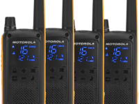 Motorola Talkabout T82 Extreme Quad Pack two-way radios 16 canales Negro, Naranja