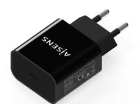 AISENS Cargador USB-C PD3.0 1 Puerto 1x USB-C 20 W, Negro