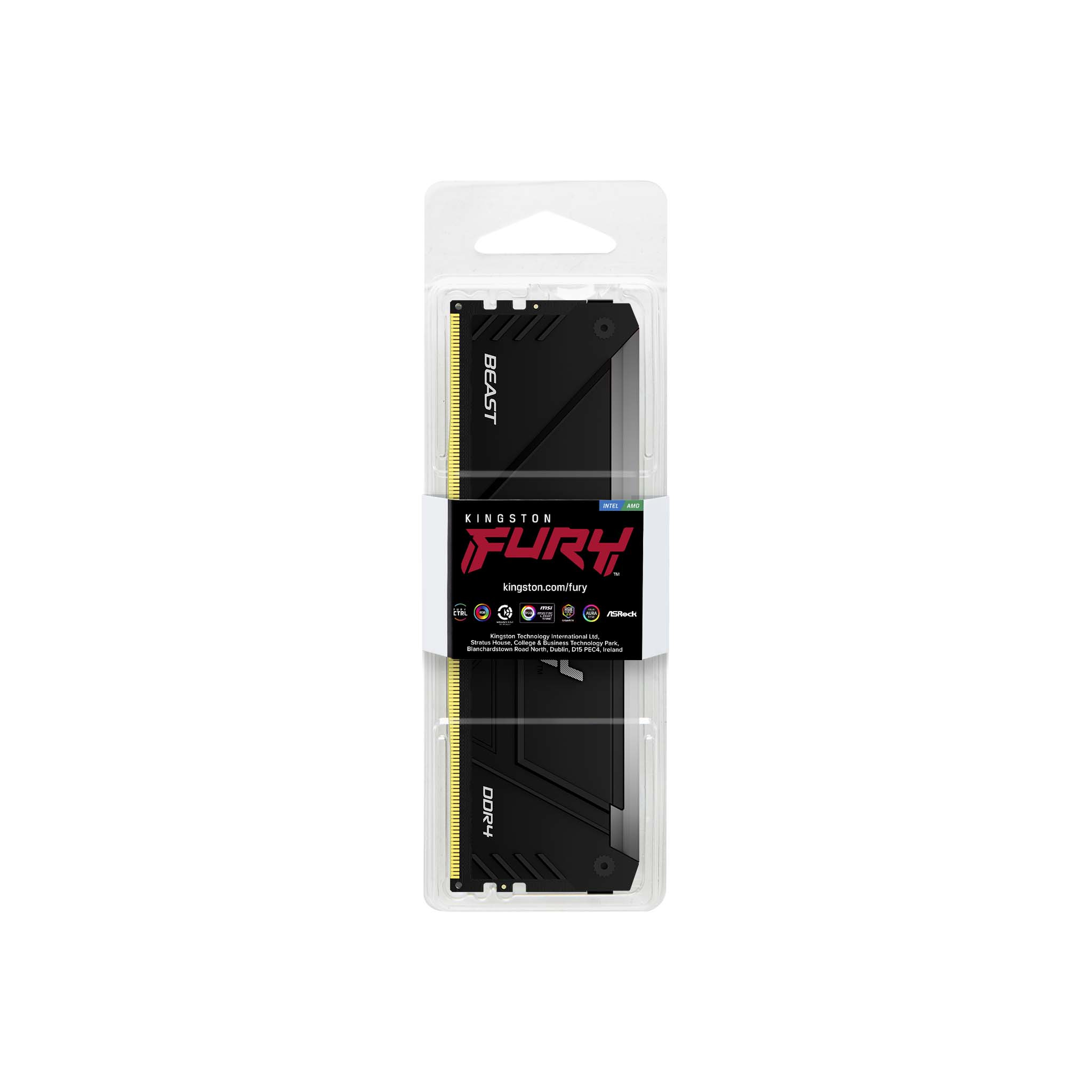 Kingston Technology FURY Beast 16GB 3200MT/s DDR4 CL16 DIMM RGB - Imagen 3