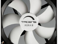 Tacens 3AURAII12, Ventilador Ordenador 12 cm, Ultrasilencioso, Antipolvo, Negro