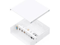 AISENS Caja de Conexiones VGA+Jack 3.5+2xHDMI+2xUSB-B+2xRJ45 Cat.6A STP, Blanco