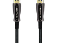 AISENS Cable HDMI V2.1 AOC Ultra Alta Velocidad / HEC 8k@60Hz 4k@120Hz 4:4:4 48Gbps, A/M-A/M, Negro, 100m