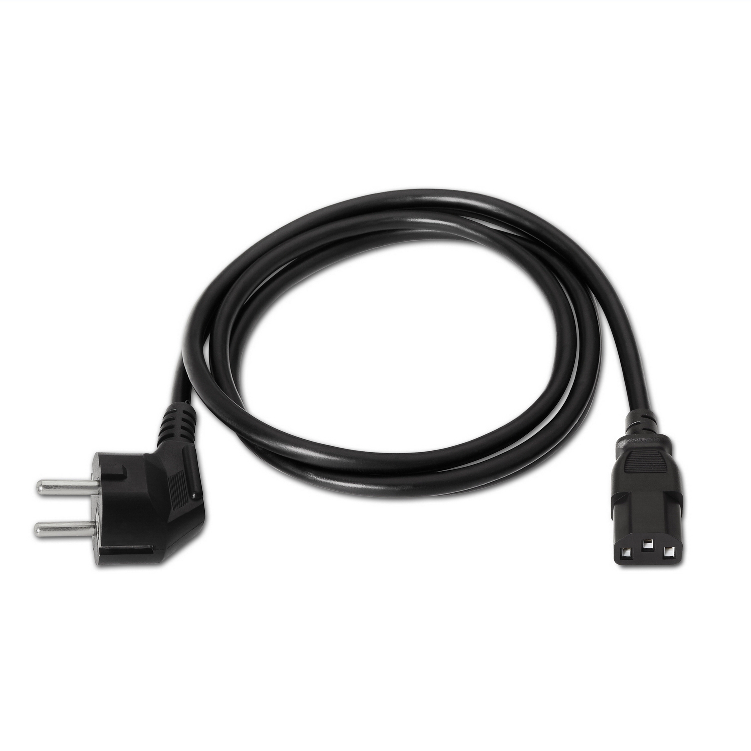 AISENS A132-0167 cable de transmisión Negro 1,5 m CEE7/7 C13 acoplador - Imagen 2