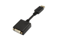 AISENS A125-0133 adaptador de cable de vídeo 0,15 m DisplayPort DVI Negro