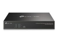 TP-Link VIGI NVR1004H-4P Grabadore de vídeo en red (NVR) Negro