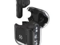 Celly SHEER Auriculares True Wireless Stereo (TWS) Dentro de oído Llamadas/Música Negro, Transparente