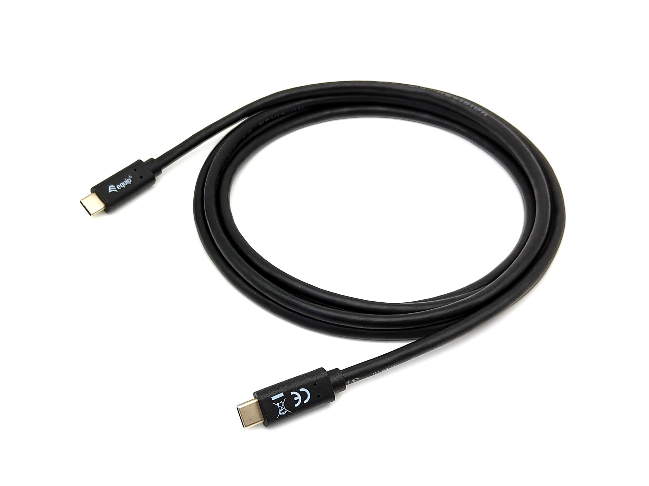 Equip 128346 Cable USB 3.2 Gen 1 C a C, M/M , 1,0m, PD 60W, 5Gbps, Negro