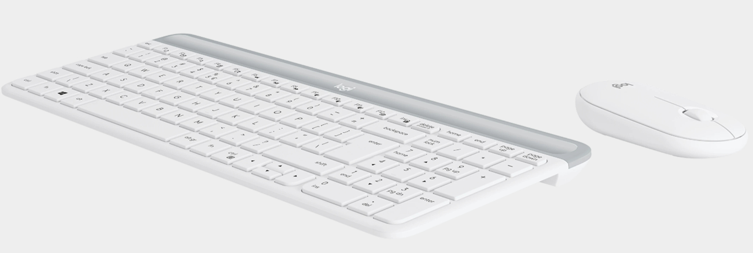 Logitech 920-009199 teclado Ratón incluido Oficina RF inalámbrico Español Blanco - Imagen 2