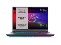 ASUS ROG Strix G18 G815JMR-S8051 - Ordenador Portátil Gaming de 18' WUXGA 144Hz (Intel Core i7-14650HX, 32GB RAM, 1TB SSD, NVIDIA RTX 5060 8GB, Sin Sistema Operativo) Gris Eclipse - Teclado QWERTY español