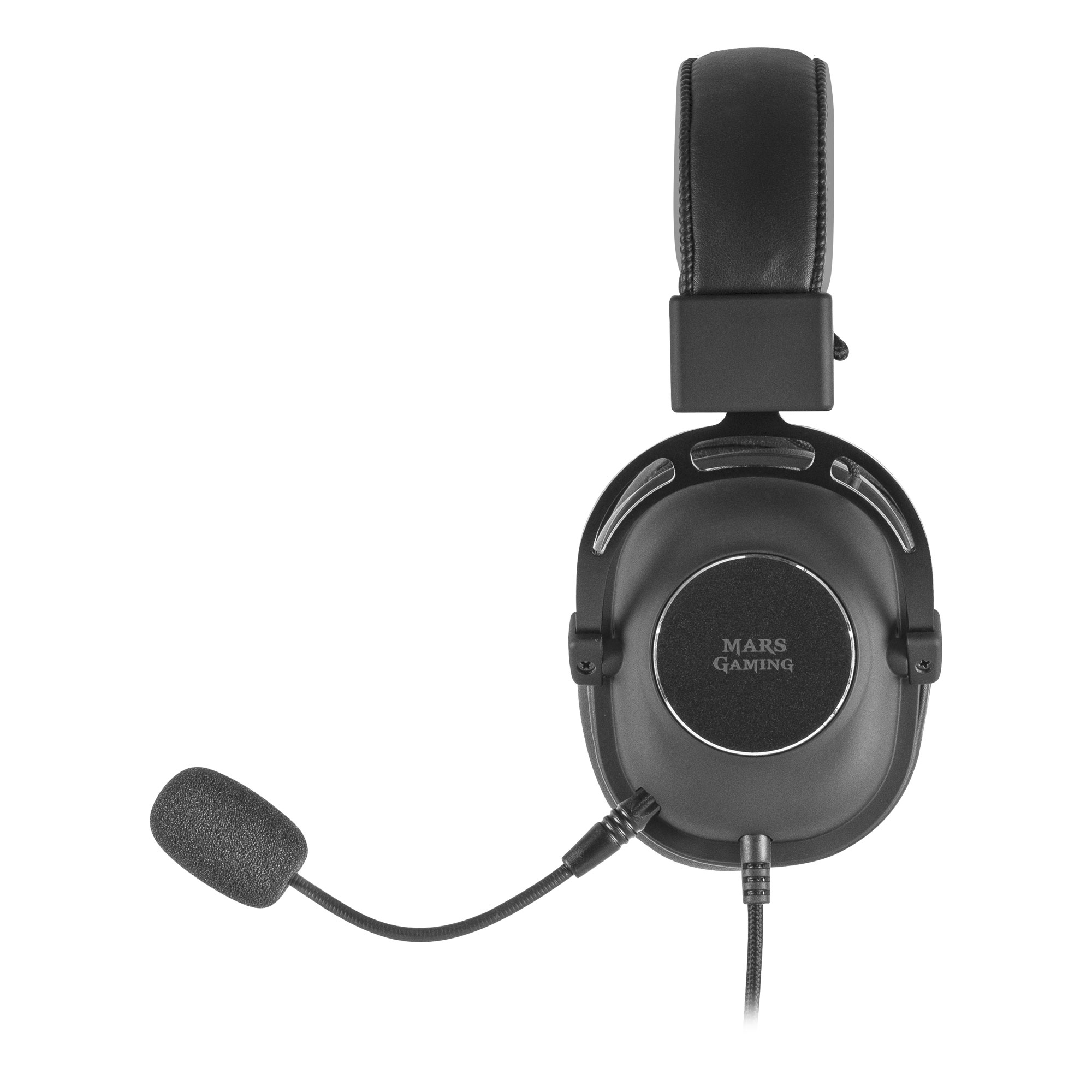 Mars Gaming MH6, Auriculares Neografeno, Micrófono Extraíble, Tarjeta Externa 7.1, Negro - Imagen 3