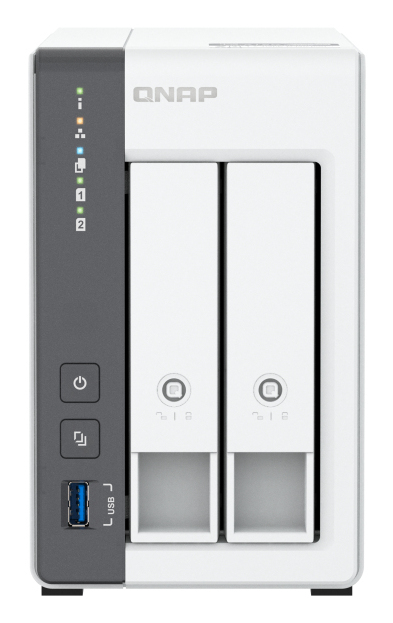 QNAP TS-216G servidor de almacenamiento NAS Torre Cortex-A Cortex-A55 4 GB 0 TB Blanco - Imagen 2